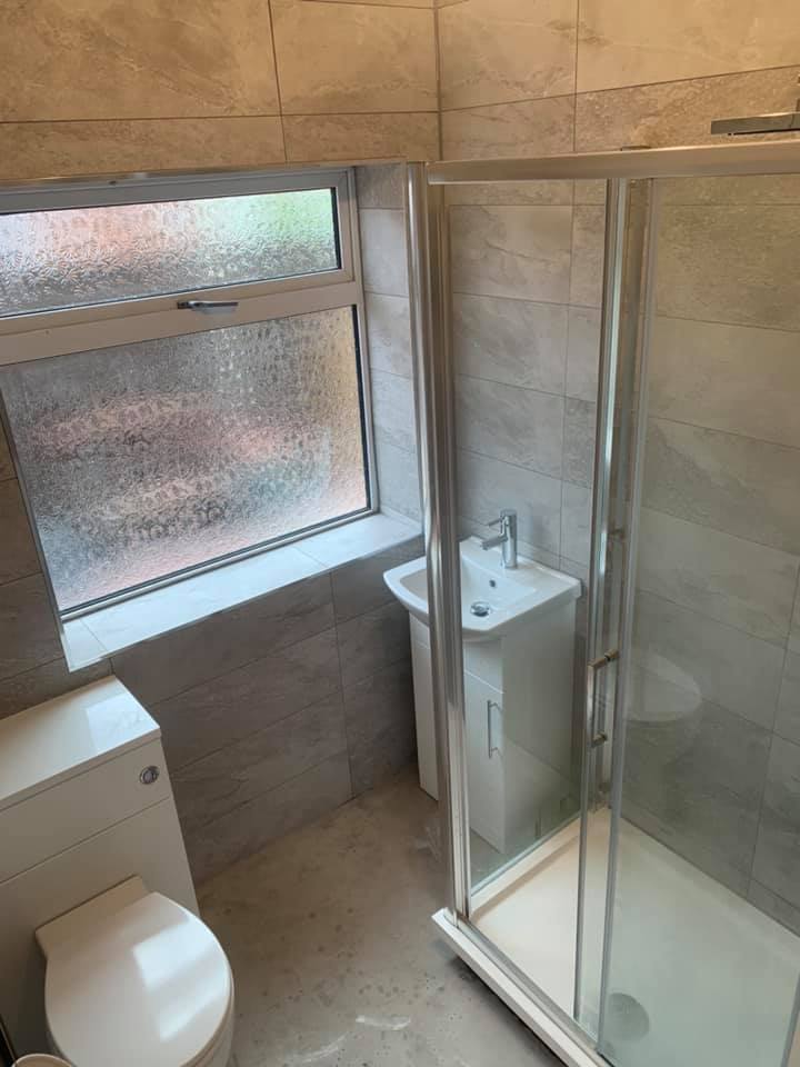 Bathroom installed by DJC Plumbing and heating